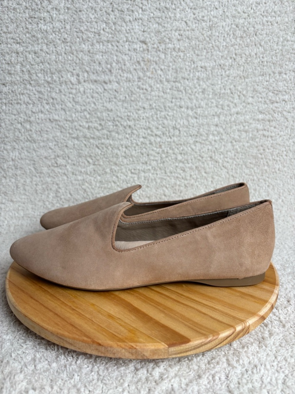 Birdies Shoes Womens 9 Tan The Heron Slip On Leather Pointed Casual Comfort Flat - Picture 6 of 11